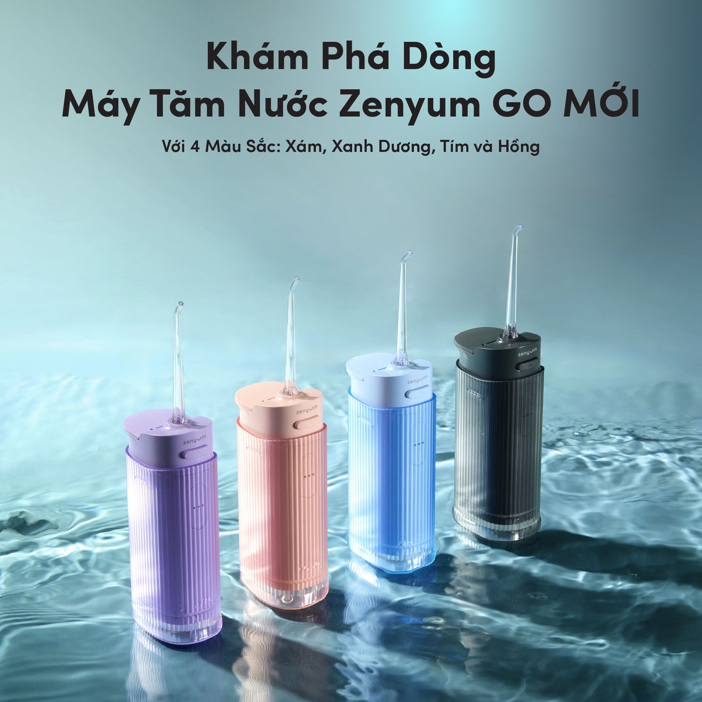 [MỚI] Bộ 2 Đầu Thay Máy Tăm Nước Zenyum GO