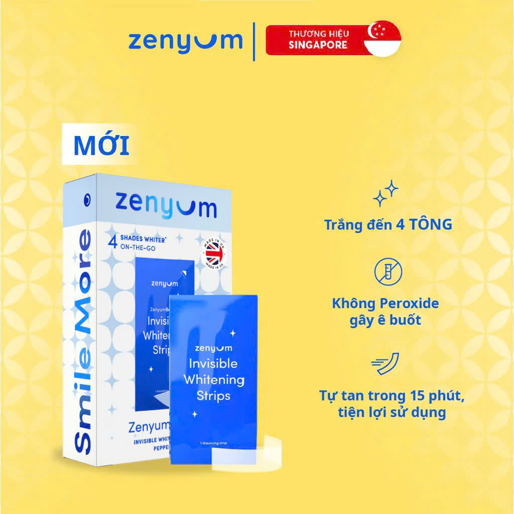 Miếng Dán Trắng Răng ZenyumBright™ - 14 miếng