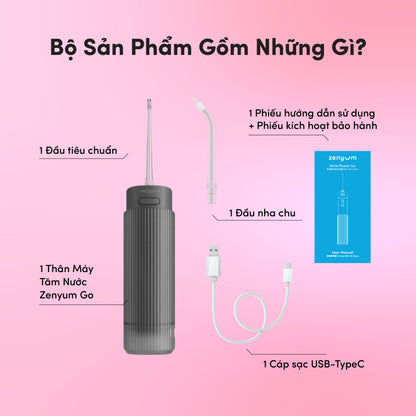 [MỚI] Bộ 2 Đầu Thay Máy Tăm Nước Zenyum GO