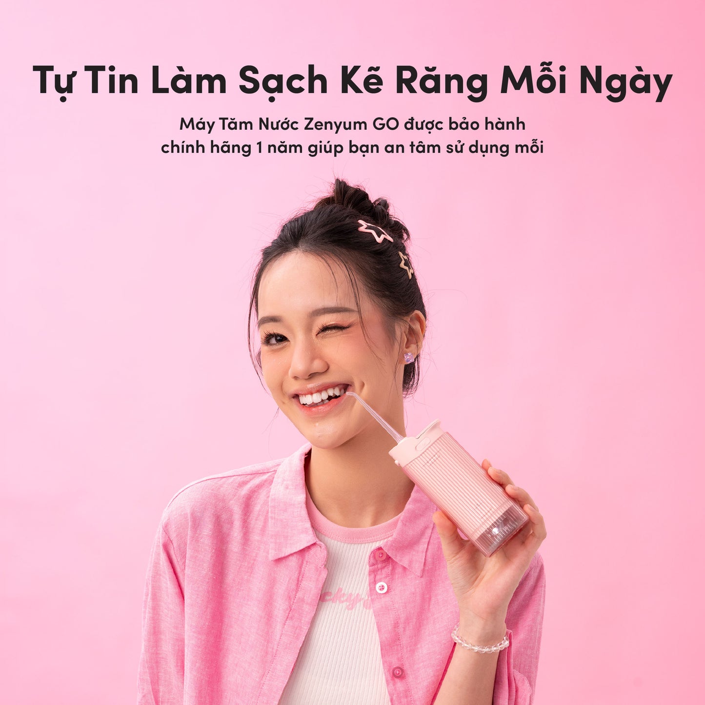 [MỚI] Bộ 2 Đầu Thay Máy Tăm Nước Zenyum GO