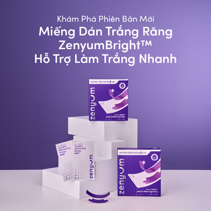Miếng Dán Trắng Răng ZenyumBright™ Hỗ Trợ Làm Trắng Nhanh
