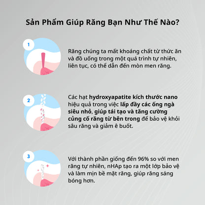 [MỚI] Kem Đánh Răng Phục Hồi Men Răng Zenyum Enamel + Repair 100g