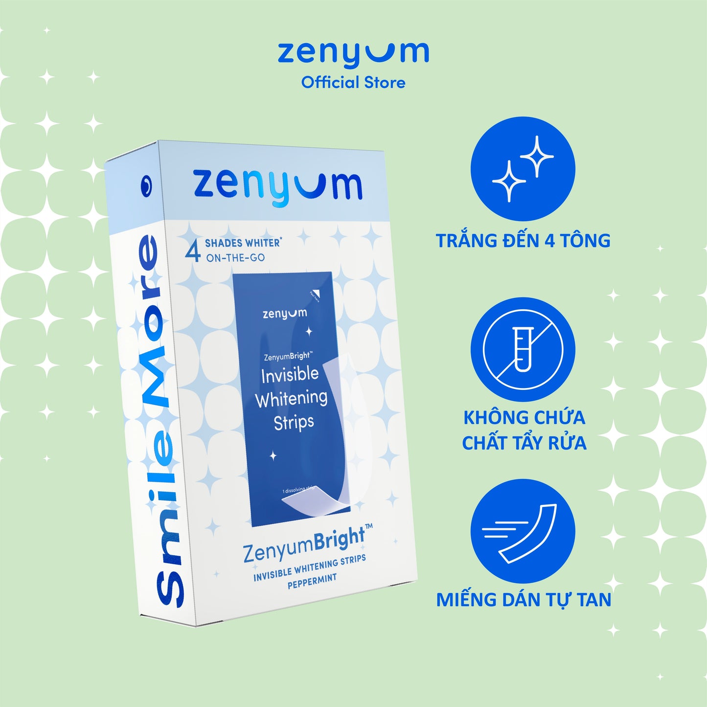 Miếng Dán Trắng Răng ZenyumBright™ - 14 miếng