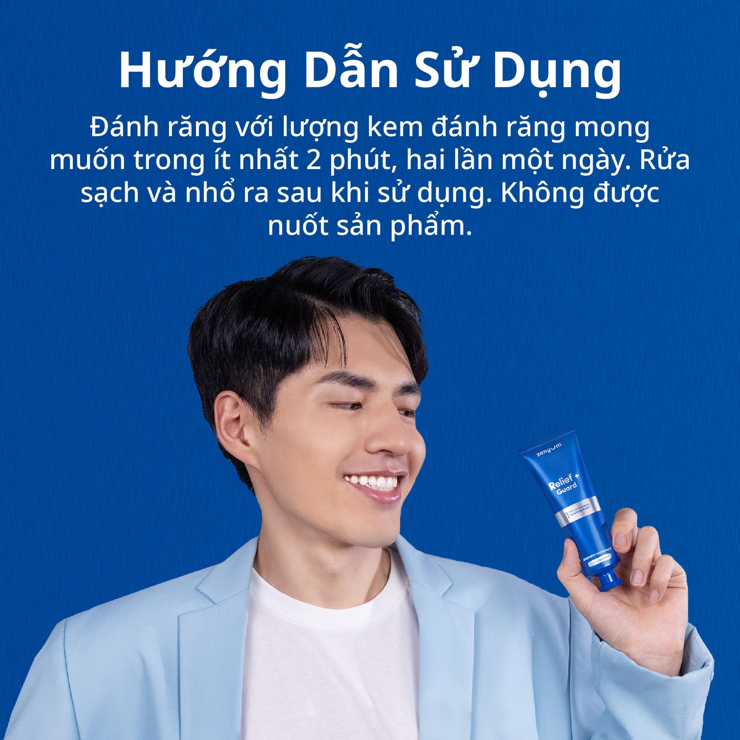 [MỚI] Kem Đánh Răng Cho Răng Nhạy Cảm Zenyum Relief + Guard Sensitivity 100g