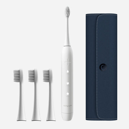 ZenyumSonic™ phiên bản Du Lịch - 1 Bàn Chải Điện + 1 Hộp Đựng + 3 Đầu Thay Bản Chải Tiêu Chuẩn