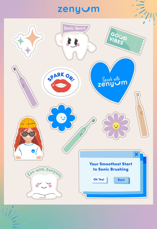 [Quà tặng không bán] Sticker Zenyum Sonic Spark