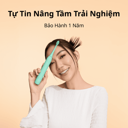 ZenyumSonic™ MỚI 2.0 phiên bản Du Lịch - 1 Bàn Chải Điện + 1 Hộp Đựng + 3 Đầu Thay Bản Chải Tiêu Chuẩn