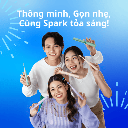 [MỚI] Bàn chải điện ZenyumSonic™ Spark + 2 Đầu Thay Thế