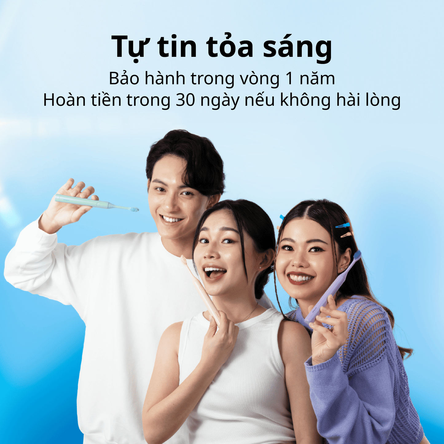 [MỚI] Bàn chải điện ZenyumSonic™ Spark + 2 Đầu Thay Thế