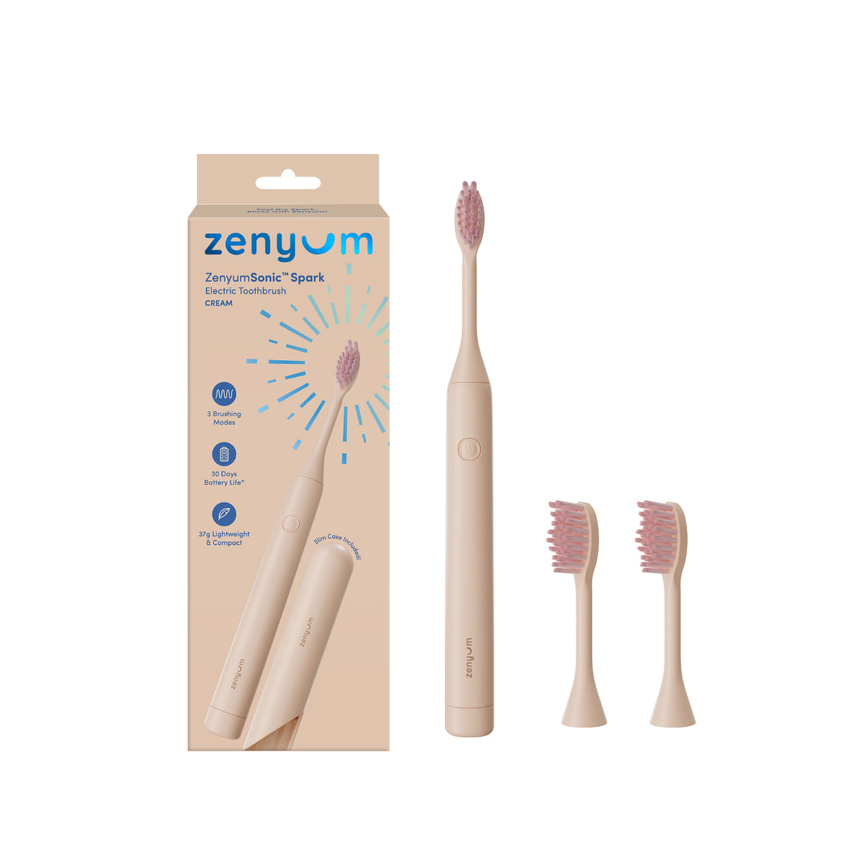 [MỚI] Bàn chải điện ZenyumSonic™ Spark + 2 Đầu Thay Thế