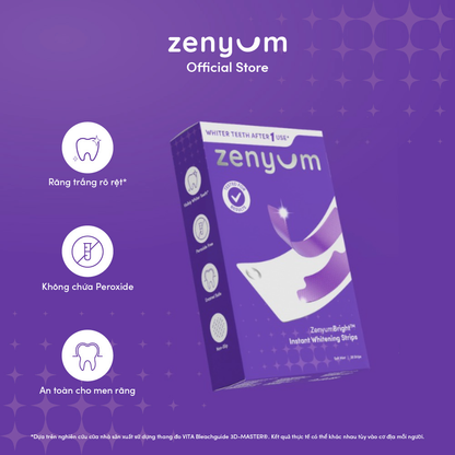 Miếng Dán Trắng Răng ZenyumBright™ Hỗ Trợ Làm Trắng Nhanh