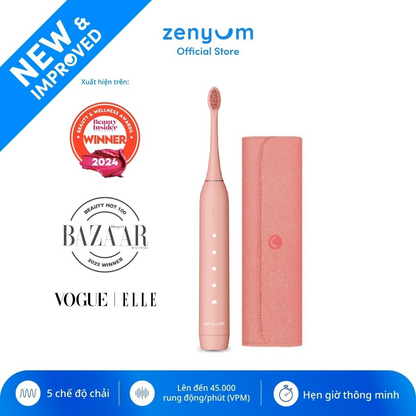 Bộ Bàn Chải Điện ZenyumSonic™ MỚI 2.0 Phiên Bản Du Lịch
