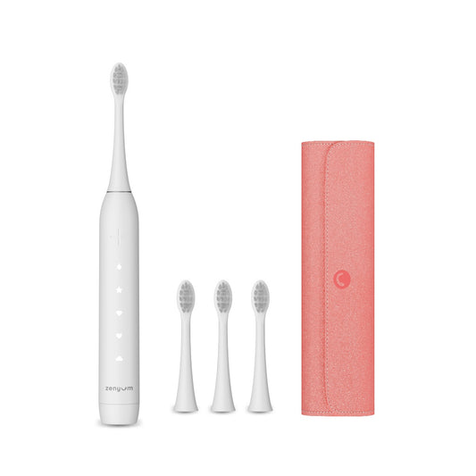 ZenyumSonic™ MỚI 2.0 phiên bản Du Lịch - 1 Bàn Chải Điện + 1 Hộp Đựng + 3 Đầu Thay Bản Chải Tiêu Chuẩn