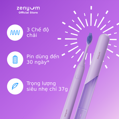 [MỚI] Bàn chải điện ZenyumSonic™ Spark + 2 Đầu Thay Thế