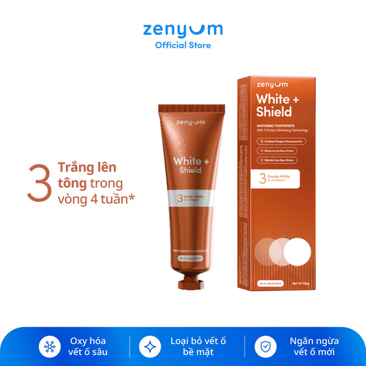 [MỚI] Kem Đánh Răng Hỗ Trợ Làm Trắng Răng Zenyum White + Shield Whitening 100g